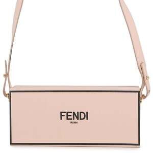 FENDI Pink Leather Shoulder Bag